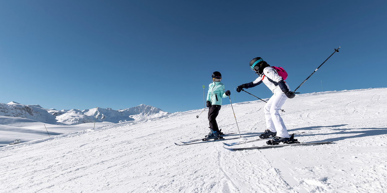 Abfahrtsski in Grimentz-Zinal